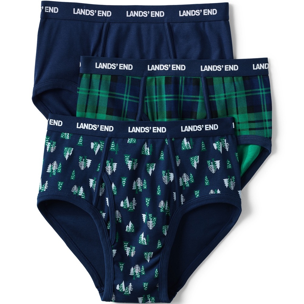 Land’s End men’s patterned briefs